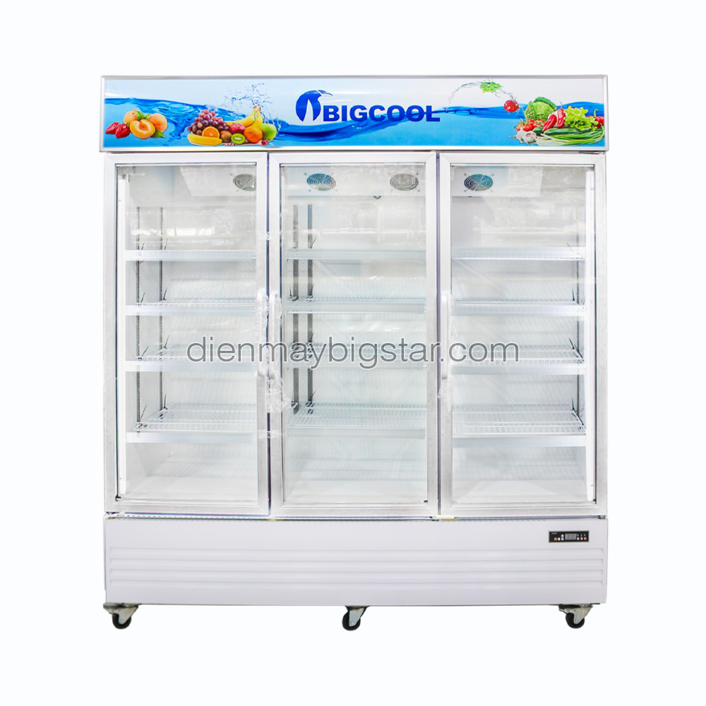 Tủ mát 3 cánh quạt lạnh sấy kính PL-1800F