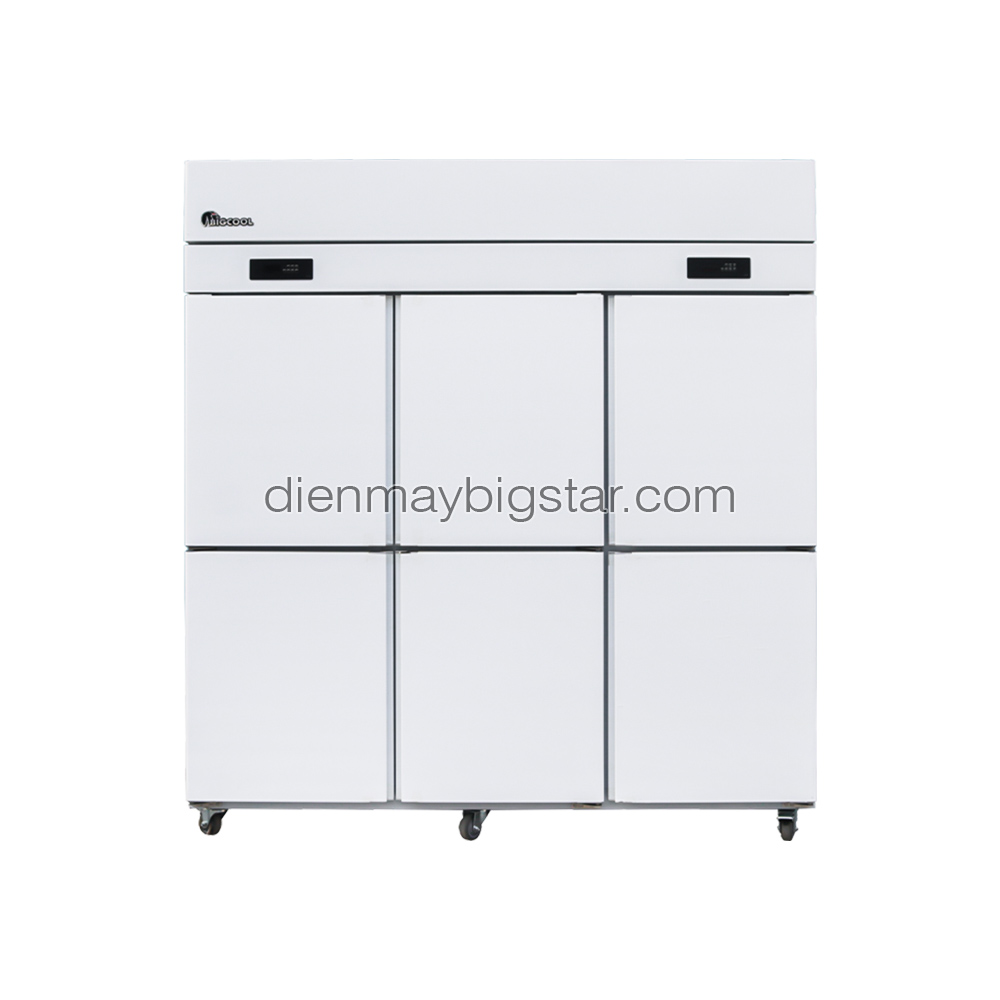 Tủ đông mát 6 cánh quạt lạnh BigCool