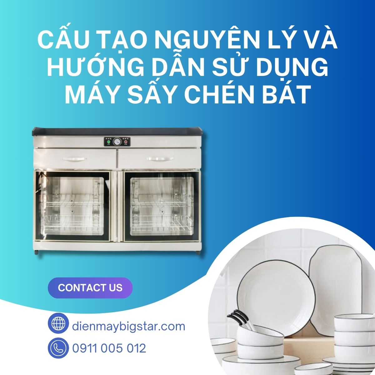 Máy sấy chén bát