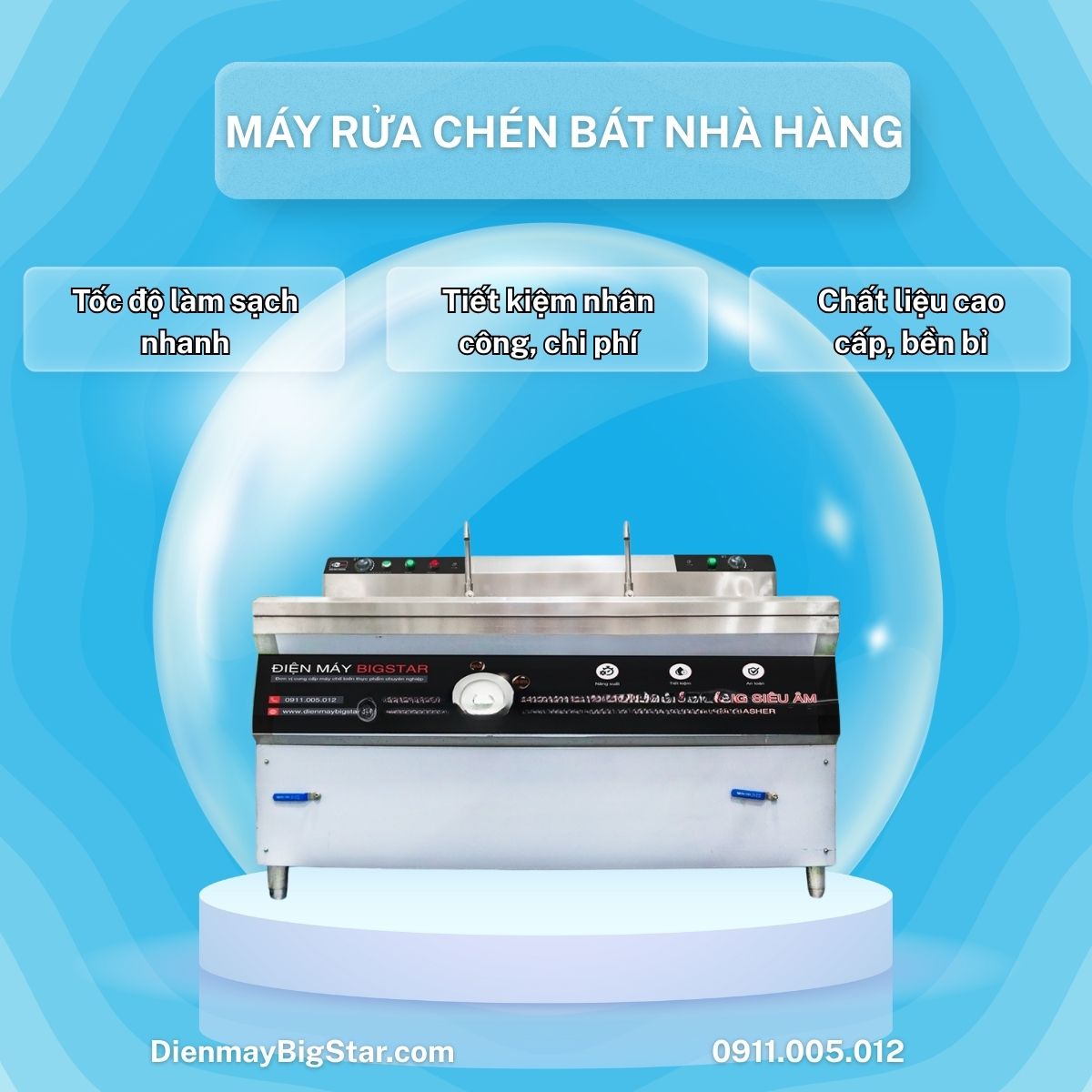 máy rửa chén nhà hàng