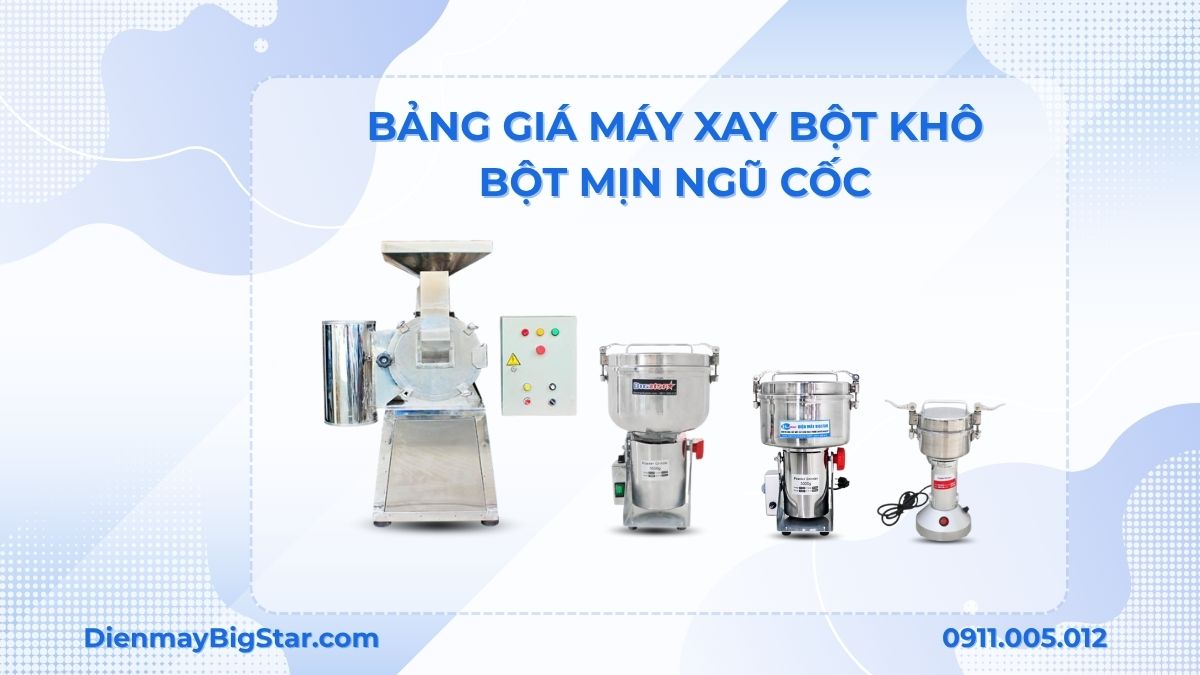 máy xay bột khô bột mịn