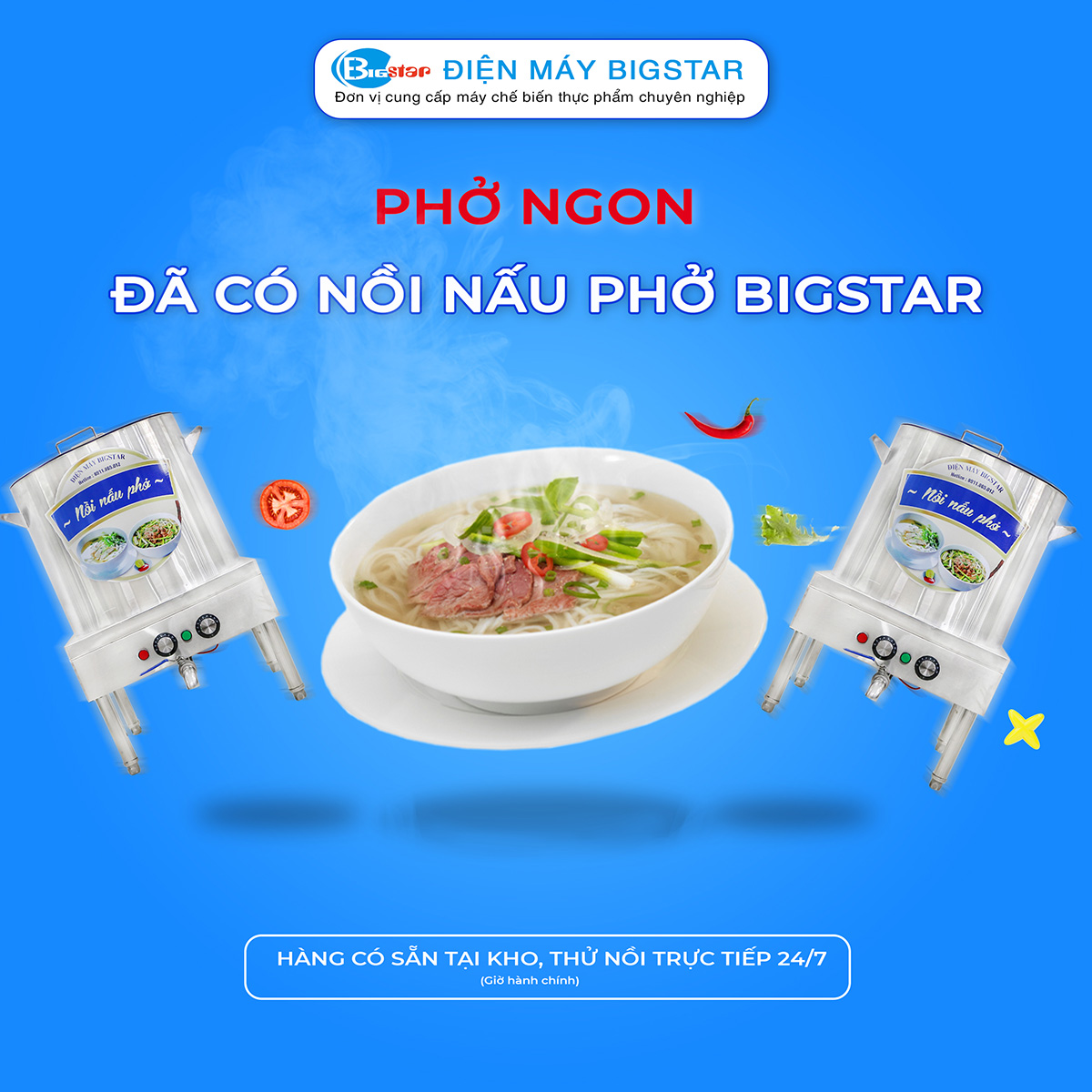 nồi nấu phở dùng điện